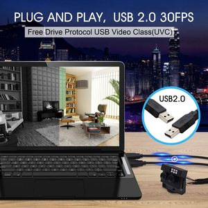 ELP-Cámara de doble lente con reconocimiento facial, dispositivo con USB, RGB, IR, salida Dual, AR0230, Sensor HDR, 105dB, detección biológica, cámara Web con LED IR - Product Image 4
