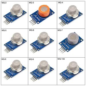 ガス検知MQ2/4/6/7/8/9/135用9 in 1センサーモジュールキットプロジェクトスーパースターターキット用 - Product Image 1
