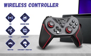 Controlador de juego de Joystick inalámbrico NFC, inducción dinámica de seis ejes para Playstation 4 PC Nintendo Switch, 2 unidades - Product Image 5