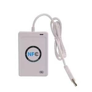 ACR122U NFCスマートカードリーダーライターISO14443プログラマーライター (SDK Android 13.56Mhz RFIDタグおよびNFCステッカーリーダーライター付き) - Product Image 1