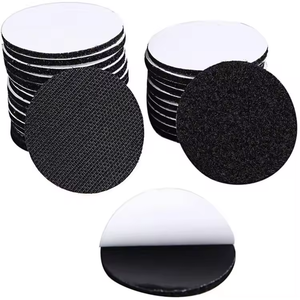 Round <strong>Double</strong> <strong>Side</strong> Back Adhesive <strong>Hook</strong> and <strong>Loop</strong> Dots Tape Reusable Velcro <strong>Strap</strong> for Sofa and Carpet Fixing - Product Image 3