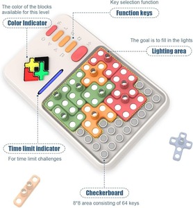 Super Blocks Pattern <strong>Matching</strong> Puzzle Games with 1000+ <strong>Challenges</strong> Brain Teaser STEM Kids Toys Educational Gift - Product Image 2