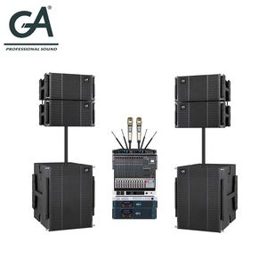 Sistema de sonido multifuncional de línea Dual, 12 pulgadas, negro, bajo, profesional, altavoz - Product Image 2