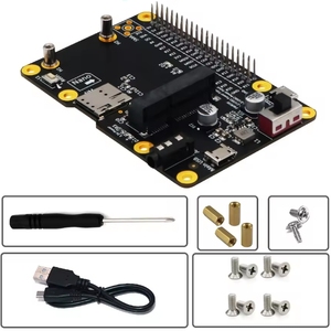 3G/4G/LTE EC20 EC25 SIM7600 Mini PCIE HAT Portable USB Expansion Board with SIM Card Slot Vertical <strong>Adapter</strong> Card for <strong>Raspberry</strong> <strong>Pi</strong> - Product Image 1