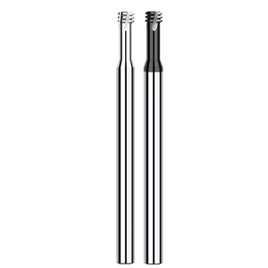 High Hardness Internal and External Thread 65 Degrees Lengthened Three-tooth Tungsten Steel Milling <strong>Cutter</strong> for CNC - Product Image 1