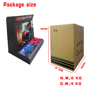 G-009 ретро-аркадная консоль высокой четкости VGA-Pandora DX 29800 в 1 17-дюймовый игровой автомат с монетоприемником Ретро аркадная игровая приставка - Product Image 4