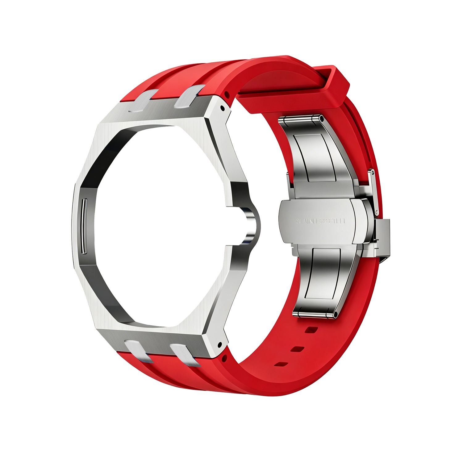 Silver-Red 3 O'clock