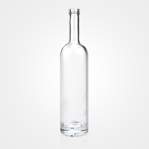 Chất <span class=keywords><strong>l</strong></span>ượng cao nóng bán Glass rượu chai hình tròn Vodka Chai 1000ml 1L chai thủy tinh cho rượu - Product Image 1