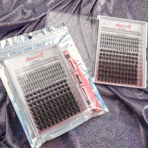 クラッシュクラッシュキットC Dカールまつげクラスター超薄型バンド天然ボリュームクラスターまつげキット - Product Image 2