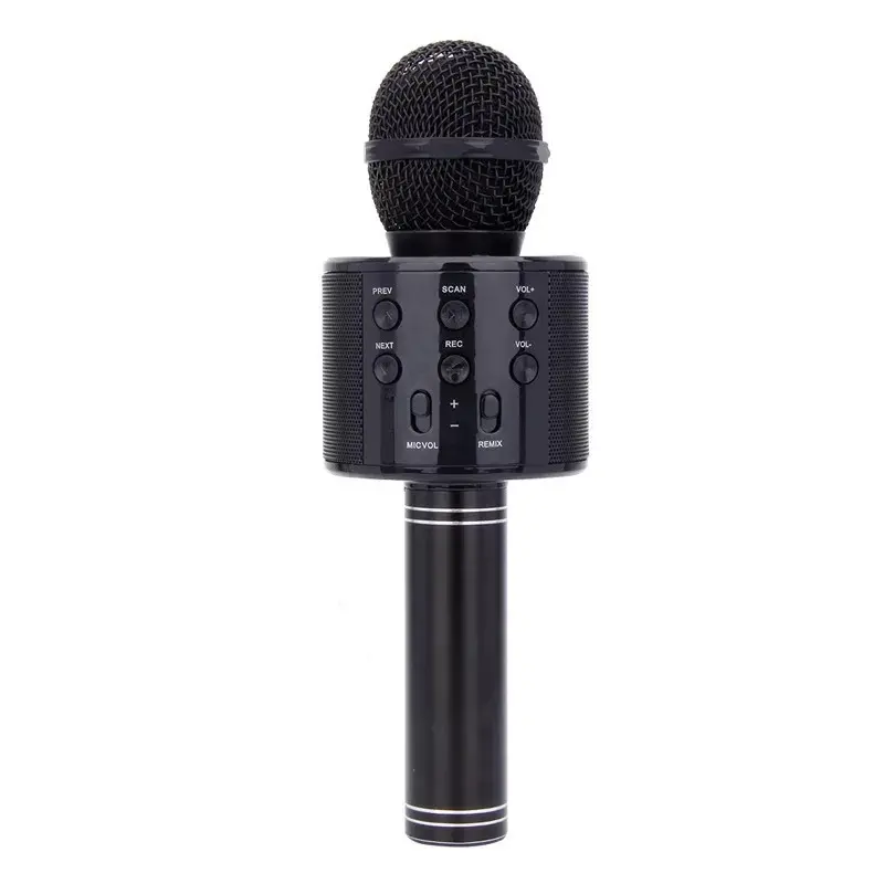 Fábrica venda quente alta qualidade Profissional Microfone Sem Fio Speaker Handheld Karaoke Microfone Para Smartphone