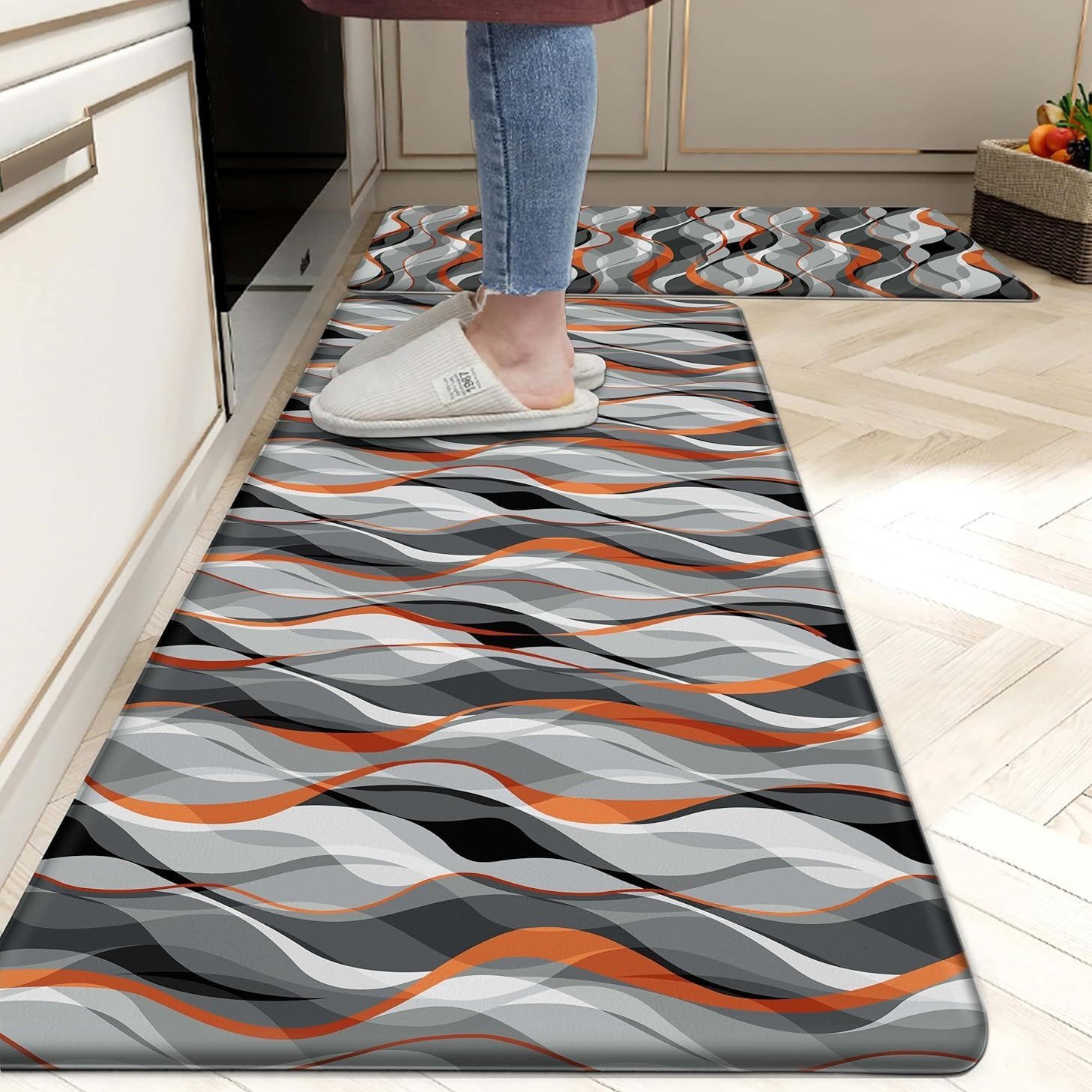 Tapis de cuisine abstrait JN-8