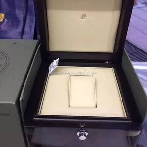 豪华男士手表储物盒高端可定制木箱，配有其他品牌天鹅绒皮革制成的Poedagar表带 - Product Image 6