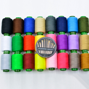 Atacado Boa Qualidade Rainbow Color 40/2 100% Poliéster Pequeno Barato Linha De Costura S
