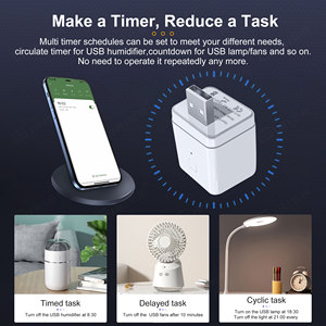 GIRIER Tuya 5v无线应用遥控WiFi迷你USB智能开关适配器，适用于USB供电设备 - Product Image 6