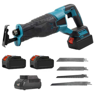 20V Battery 1500mAH Cordless Reciprocating <strong>Saw</strong> Electric Saber Chain <strong>Saw</strong> for Metal Wood Pipe Cutting with <strong>4</strong> Blades Kit - Product Image 2