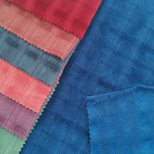 Moquan Bán Buôn Tùy Chỉnh Mô Hình Dập Nổi Đôi Sidex Siêu Mềm Nhung Vải Spandex Vải Dệt Kim - Product Image 3