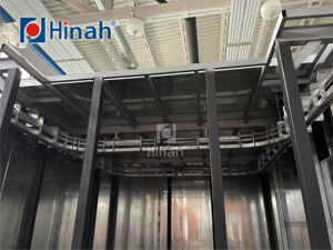 <strong>Conveyor</strong> Transport System with Chain for Powder Coating Line <strong>Loading</strong> <strong>Unloading</strong> Lift Equipment - Product Image 6