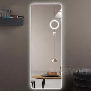Espejos de forma rectangular modernos Montados en la pared Pasarela larga grande con luz LED - Product Image 6