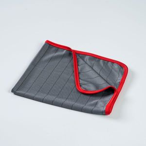 HG 40x50 cm 400 GSM自動詳細マイクロファイバーグラスタオル洗車用ガラスクリーニング布 - Product Image 5