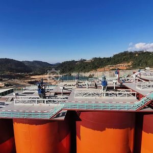 Tüm yaşam hizmeti sert kaya madencilik ekstre hattı saatte 100 ton Mali Mineral CIP CIL işleme tesisi liç tankı fabrikası - Product Image 6