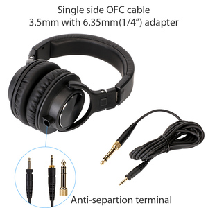 Auriculares de monitoreo sobre la oreja con respaldo cerrado para DJ, consolas de mezcla, reproductores CDJ y computadoras