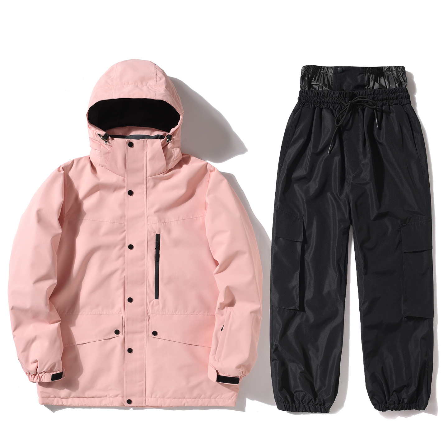 Pink Top+Black Pants