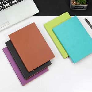 LOGO Planner College A5 Bloc de notas personalizado cubierta suave Pu cuero Business A6 Binder Notebook Bullet Agenda diario calendario cuaderno para estudiantes - Product Image 6