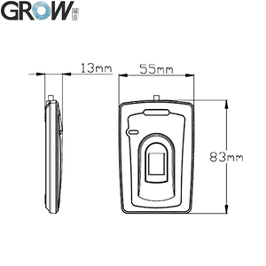 GROW R102A DC5V 1500 Kapazität 208*288 Pixel USB Kapazitiver Finger abdruck leser Für Windows Android Arduino Zugriffs kontrolle - Product Image 3