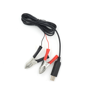 5v Usb 12v dönüştürücü usb 5v 2A için 13.8v timsah klip kablo Usb mikro Mini P5 liman Dc Dc dönüştürücü - Product Image 3