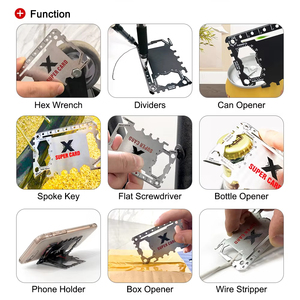 Cá nhân lưu niệm đa chức năng tùy chỉnh mở chai Kinh doanh Quà Tặng không gỉ EDC Survival công cụ thẻ tín dụng wth in logo - Product Image 3