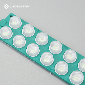 LUCKYSTAR ที่มีประสิทธิภาพสูง DC12 IP65ฉีดเลนส์ด้านแสงพลังงานสูง SMD2835นำแสงโมดูลสำหรับการออกแบบโฆษณา - Product Image 1