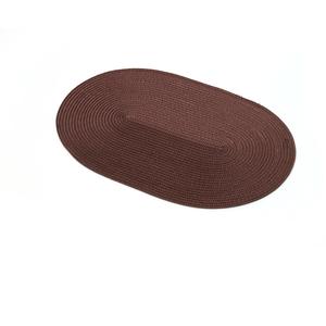 彩色pp椭圆形圆形可回收桌垫防水防滑编织托盘餐垫 - Product Image 3