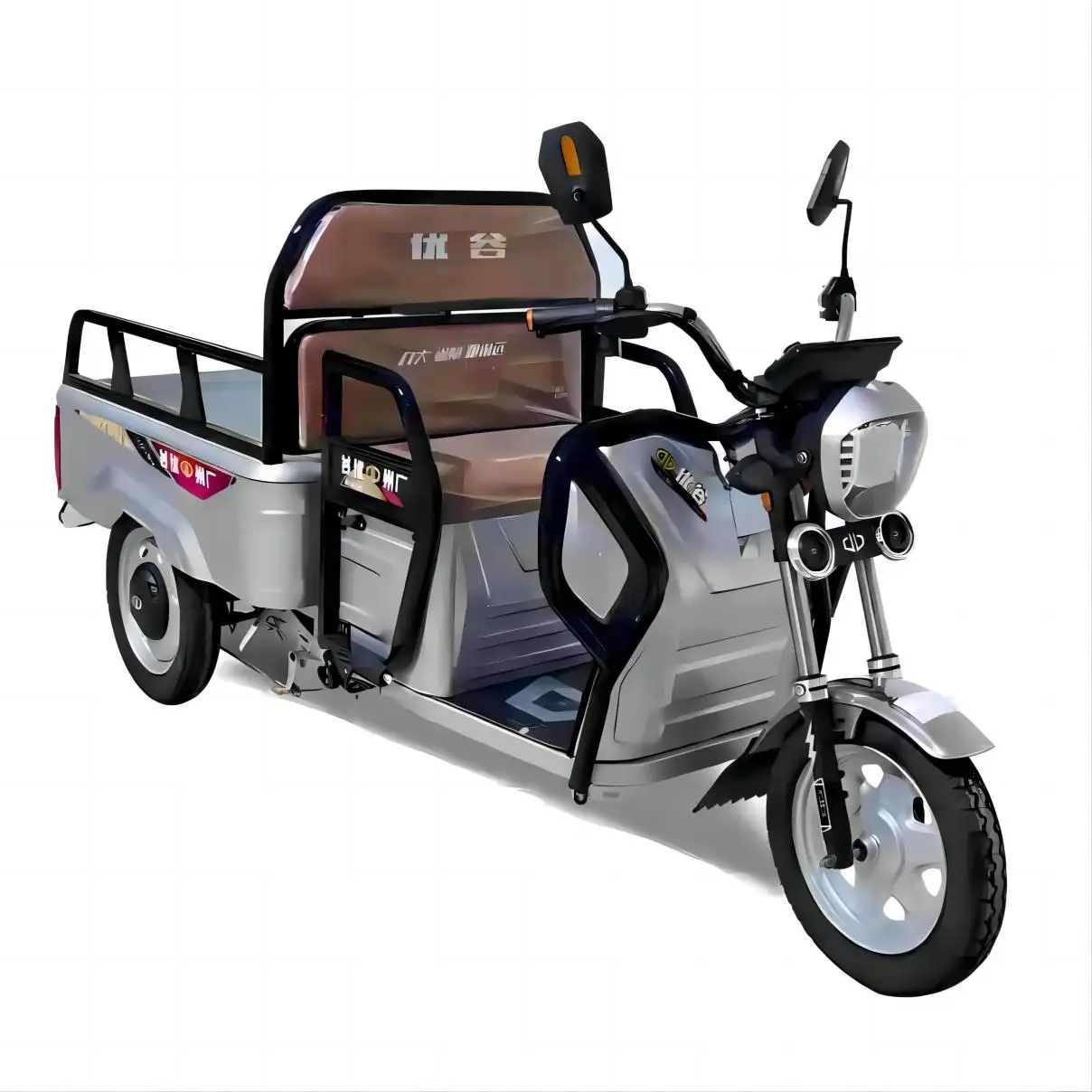 Lubei Fahrzeughersteller OEM/ODM 1,3 m/1,5 m 800 W/1200 W/1500 W Elektro-Ladung-Dreirad-Rikscha zum besten Preis in Noida