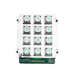 Interno 3*4 interfono numerico tastiera meccanica connettore RS232 controllo accessi tastiera illuminata - Product Image 3