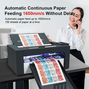 2024 Automatic Servo Motor 1600mm/s Fast Speed Paper <strong>Cutter</strong> Machine Camera Position Kiss Cut A3 A4 Sticker Cutting Machine - Product Image 3