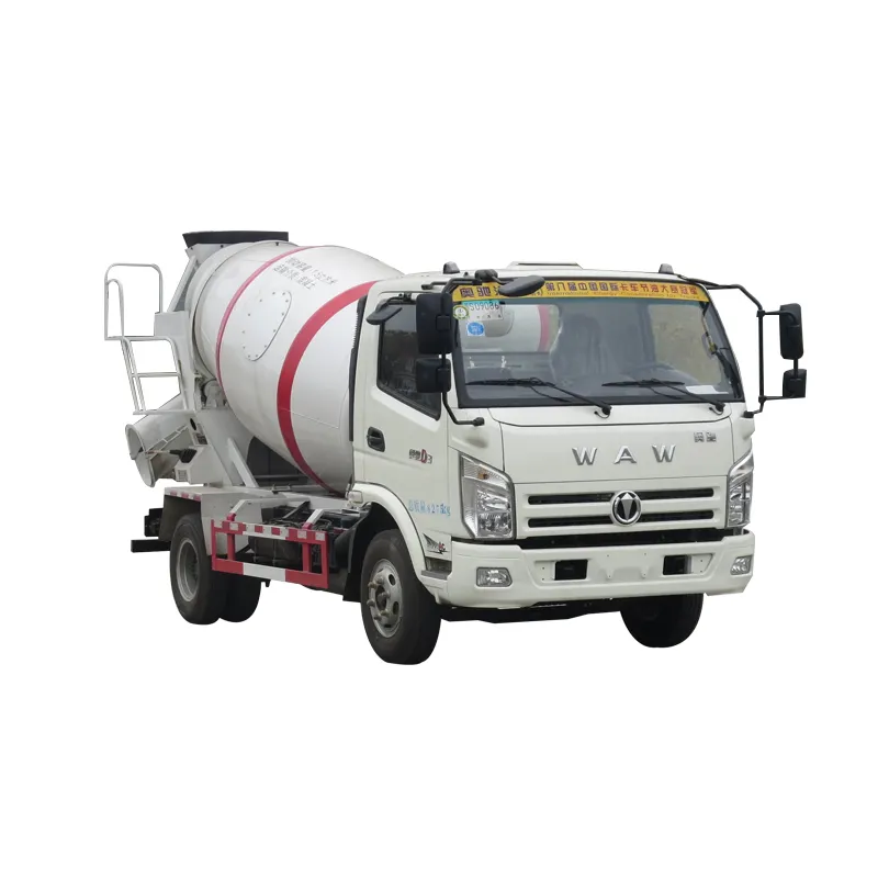6m3 capacidad pequeño camión mezclador de concreto