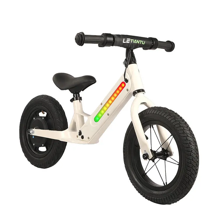 Venta al por mayor niños deporte 180W potencia del motor Ebike 12 pulgadas Velocidad máxima 21 km/h niños bicicleta eléctrica de equilibrio para niños de 3-8 años Popular