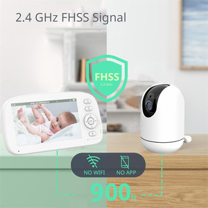 VB603 Two Way Talkback Audio Baby Lullabies Sound Alarm Wireless Video <strong>System</strong> Baby <strong>Monitor</strong> <strong>Camera</strong> 5 Inch Babi Video <strong>Monitor</strong> - Product Image 2
