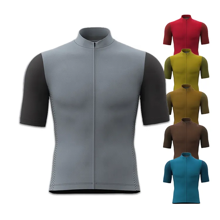 Maglie da ciclismo di 2024 livello personalizzate traspiranti top da ciclismo abbigliamento da uomo comodo jersey da bici set per l'estate