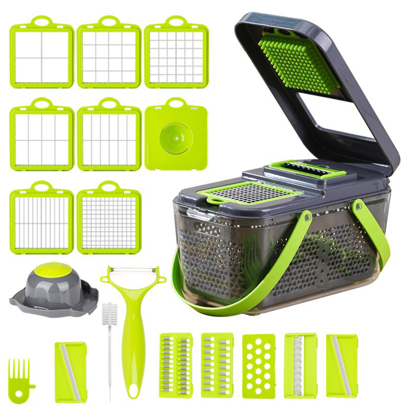 gray-green-22-piece set in color box