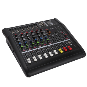 Professional <strong>6</strong> Channel <strong>Audio</strong> Sound System Big Power <strong>Audio</strong> Mixer With Power Amplifier <strong>Interface</strong> - Product Image 2