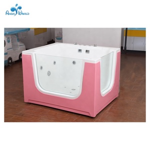 Elegante vasca da bagno in acrilico bianco con funzione massaggio e accessorio di scarico Multi-Utility Stand Alone vasche da bagno e vasche idromassaggio - Product Image 4