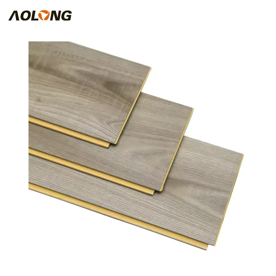 AOLONG alta resistente all'usura 12mm Wpc per interni impermeabili incastro a prova di fuoco Wpc vinile Pvc piastrelle pavimenti