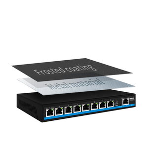 Interruptor de gestión de Red de Luz de red de enlace ascendente 2,5G 10G Plug and Play tipo de gestión de red VLAN de oficina empresarial - Product Image 3