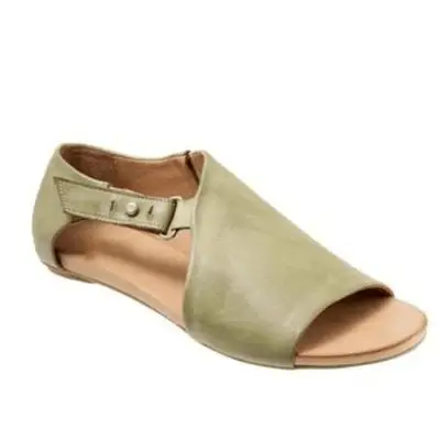 JT033-Sandalias planas simples para mujer, zapatos informales, color rosa