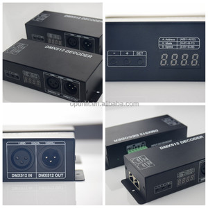 Factory Dmx 512 3 canales RGB 4 canales RGBW DC12V 24V DMX 512 Controlador con pantalla digital para luces de control Rgb Led Dmx - Product Image 6