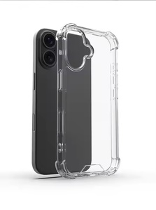 100% 完璧なフィットケースiPhone 16用クリアスリムフィット傷防止ソフトTPU PC透明カバーiPhone 16 Pro Max 16 Plus用 - Product Image 3