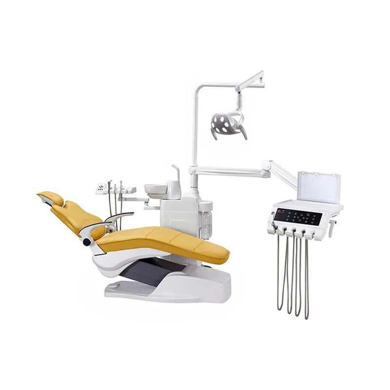 Amain Beliebte Dental ausrüstung Bester Preis China Hochwertiger elektrischer Zahnarzt stuhl für Krankenhaus zahnklinik auf Lager