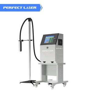 Perfektes Verfalls datum des Laser karton glases Chargen codier maschine/essbare Tinte Massen produktion Eier markierung strahl drucker mit Förderband - Product Image 2