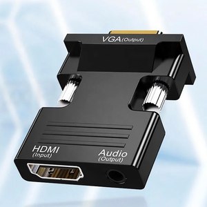 HDTV To VGA Line With Audio HDTV Compatible Converter 1080P Female <strong>Input</strong> To VGA Male Audio <strong>Output</strong> Adapter Plug Play - Product Image 6